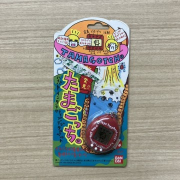 S741-F5-1119 ★ 【未開封】 BANDAI バンダイ 新種発見!! たまごっち 赤 レッド 1997年 レトロゲーム デジタルペット 初代 育成ゲーム ND
