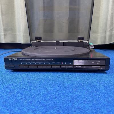 【純正針カバー付】KENWOOD フルオートレコードプレーヤー P-7X 1/2