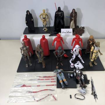 【16体】スターウォーズフィギュアジャンクまとめ「ARTFX＋ダースベイダー、オビワン、ダース・シディアス」コトブキヤ ※070709