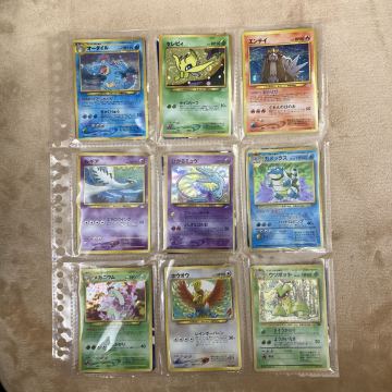 ポケモンカード 旧裏面 キラカード 70枚セット オーダイル セレビィ エンテイ ルギア ひかるミュウ カメックス メガニウム ホウオウ 