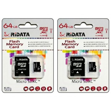 【RIDATA】 microSDXC 64GB C10 UHSI 2個セット 【1円スタート出品・新品・送料無料】