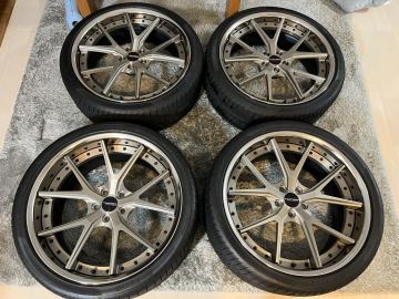 売り切り1円〜 ハイパーフォージド HyperForged HF-LC5 21インチ 8.5J+35/10J+51 PCD112 ホイール定価100万以上 ブロンズ ベンツ BMW