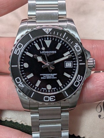 LONGINES HYDROCONQUEST 39mm ブラック ロンジン ハイドロコンクエスト L37794566