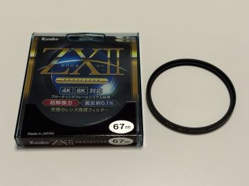 ◎Kenko ケンコー ZXⅡ　プロテクター　4K 8K レンズ　保護フィルター　67ｍｍ　元箱付き　
