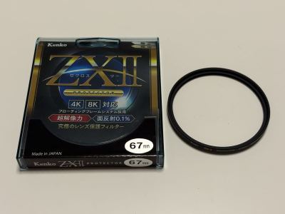◎Kenko ケンコー ZXⅡ　プロテクター　4K 8K レンズ　保護フィルター　67ｍｍ　元箱付き　