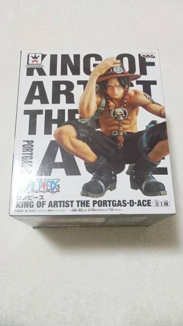 ワンピース KING OF ARTIST THE エース　フィギュア　飾っていた品　汚れあり