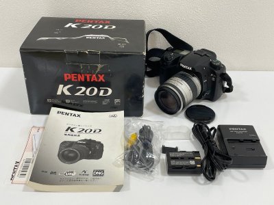 【508_09339】 PENTAX ペンタックス K20Ｄ / SMC PENTAX-FA 1:3.5-5.6 28-80mm レンズ 通電のみ確認 その他動作未確認 タバコ臭 ジャンク品