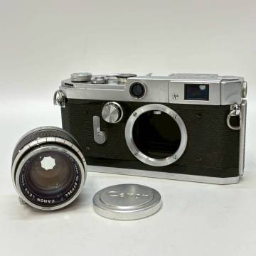 ■ 1円〜【現状保管品】 Canon キャノン フィルムカメラ ボディ レンジファインダー カメラ レンズ CANON LENS 50mm f:1.8 セット L210899