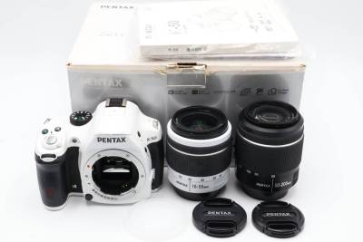 「みんカメ」6-47 PENTAX ペンタックス K-50 ダブルズームキット smc PENTAX-DAL 18-55mm 50-200mm デジタル一眼 現状品 動作確認済み