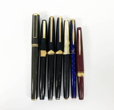 1円スタート 万年筆まとめ売り 7本セット 750 585 18K 14K モンブラン シェーファー パイロット セーラー 現状品