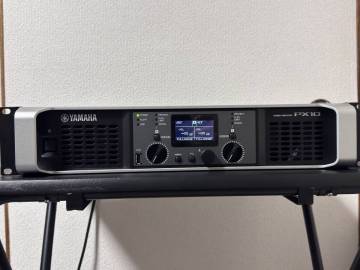 【動作品】YAMAHA PX10 パワーアンプ 電源コード付属