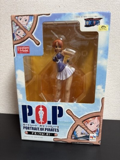 【中古美品】メガハウス　Portrait.Of.Pirates　最初期　ナミ(ver.2)　ワンピースフィギュア P.O.P（ポートレート・オブ・パイレーツ）