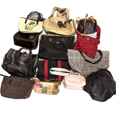 1円 ブランドバッグ まとめ売り COACH PRADA FILA burberry コーチ プラダ バーバリー 他 バッグ y2k シグネチャー bag バック 　 