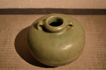 【GE】Y42【コレクター所蔵品】時代 安南小壺/東南アジア 小壷 骨董品 時代品 美術品 古美術品 kk