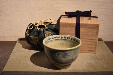 【GE】Y71【コレクター所蔵品】時代 安南茶碗/東南アジア 磁州窯 中国美術 茶碗 茶道具 骨董品 時代品 美術品 古美術品 kk