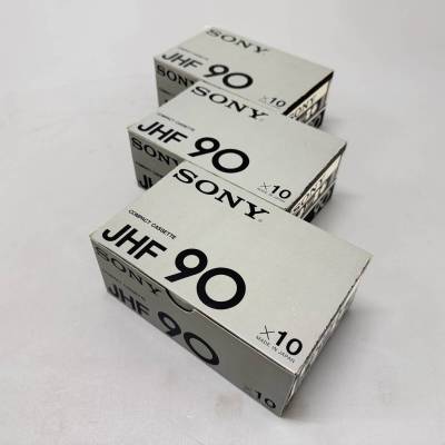 【SS】未使用未開封 SONY ソニー JHF90 COMPACT CASSETTE 10本パック 3箱 カセットテープ デッドストック品 経年保管品 現状品