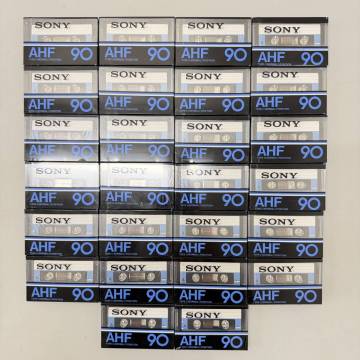 【SS】未使用未開封 SONY ソニー AHF90 TYPE I NORMAL POSITION 26本パック カセットテープ デッドストック品 経年保管品 現状品