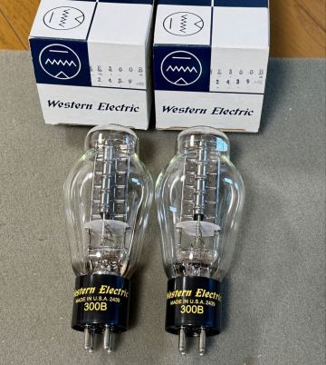 Western Electric 300B 真空管　 ペア　！2439/2439