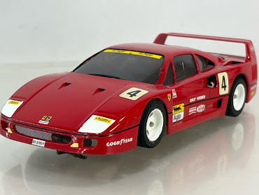 個人製作品 1/24 スロットカー フェラーリ F40 使用 可動品 車体本体のみ 18センチ
