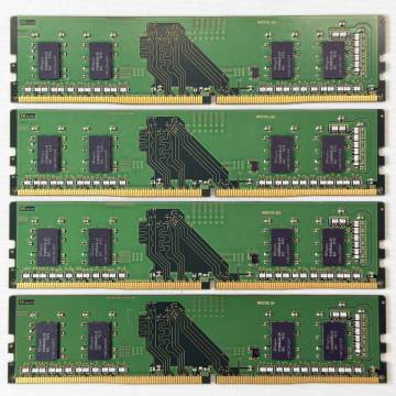 □【BIOS起動】 SK hynix DDR4 メモリ 4GB 4枚セット 計16GB 1R&times;16 PC4-2666V-UC0-11 HMA851U6JJR6N デスクトップ用 □ W03-0716