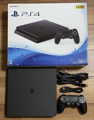 【動作確認済/FW:9.00】 PlayStation 4 ジェット・ブラック 500GB CUH-2200AB01 / PS4 22