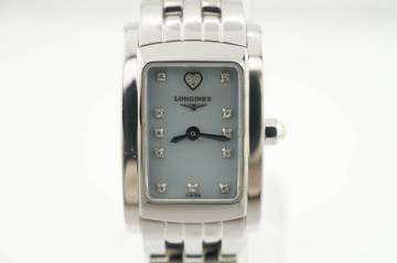 美品♪【B6-19 F22】ダイヤ入り★LONGINES/ロンジン ドルチェヴィータ L5.158.4 レディース 電池交換済み稼働品★
