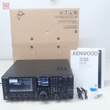 メーカー点検済み ケンウッド TS-990S HF帯/50MHz 200W 徹底解説集・取説・元箱付 KENWOOD【SH