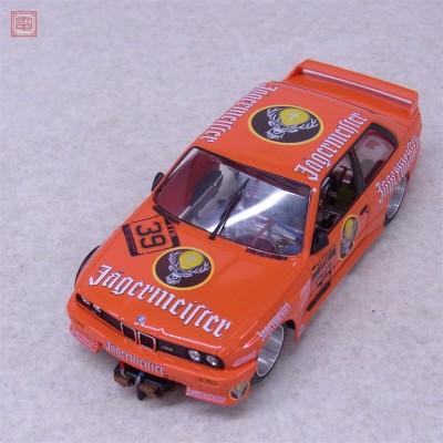 PLAFIT 1/24 完成品 カスタムシャーシ BMW ボディ付 簡易動作確認済 スロットカー【10