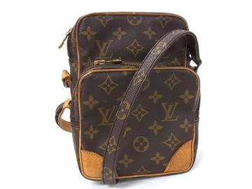 1円 LOUIS VUITTON ルイヴィトン M45236 アマゾン モノグラム クロスボディ ショルダーバッグ 斜め掛け レディース ブラウン系 FY2668