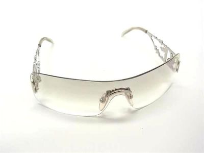1円 ■美品■ ChristianDior クリスチャンディオール サングラス 眼鏡 めがね レディース シルバー系 FQ9962