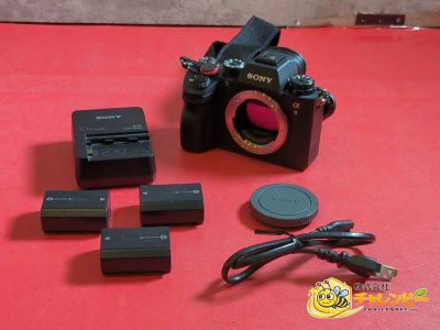 1円～　SONY　ソニー　&alpha;9　ボディ　デジタル一眼カメラ　バッテリー3個・チャージャー付　通電可