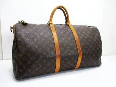 A411【 LOUIS VUITTON ルイヴィトン 】 モノグラム キーポール 55 ボストンバッグ / VI1922 旅行かばん ブランド 鞄