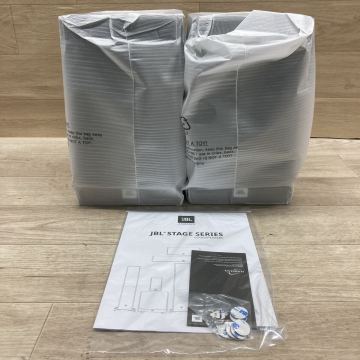M15 FN-260709-394【新品・未使用】JBL ジェイビーエル STAGE A130 2ウェイブックシェルフ型スピーカー ペアスピーカー オーディオ機器