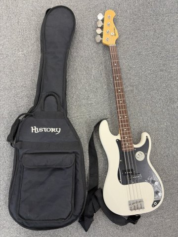 ☆1円スタート☆ HISTORY ヒストリー ベース【詳細不明】楽器 動作未確認 現状品 TK248226