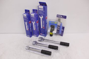 ☆【1Y】 【未使用品】 TASCO タスコ トルクレンチ TA771ST-2 TA771ST-3 TA771ST-4 TA560TA TA520CK 5個セット 17mm 22mm 26mm 動作保証
