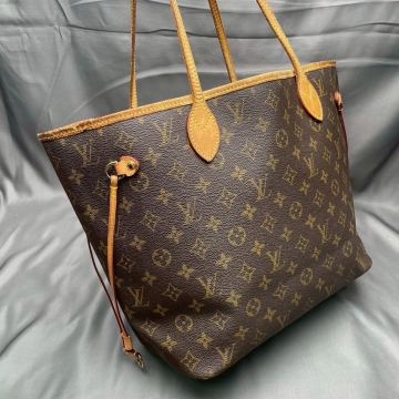 E847 ルイヴィトン LOUIS VUITTON モノグラム ネヴァーフルMM トートバッグ 肩がけ M40995 シリアル SP3099