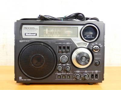 National Panasonic PROCEED 2600 BCLラジオ RF-2600 ラジオ オーディオ機器 当時物 ※通電OK ジャンク＠100(7)