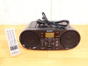 (A-17) SONY ソニー パーソナルオーディオシステム ZS-RS81BT CDラジオ Bluetooth SD USB録音対応 リモコン付き＠80(6)