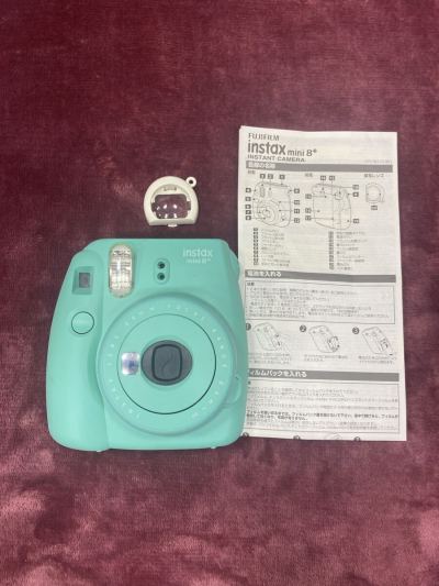 1円スタート　 FUJIFILM インスタントカメラ チェキ instax mini8 本体のみ ミントグリーン 富士フィルム