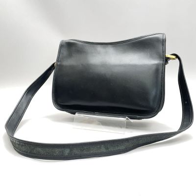 超美品!! ＵＳＡ製オールドコーチ ＣＯＡＣＨ 101-02 ショルダーバッグ レザー黒 G12-44