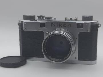Nikon S NIKKOR-S.C F1.4 5cm フィルムカメラ レンジファインダー レンズ付き 動作未確認