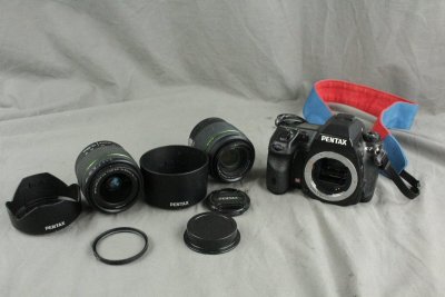 【G】PENTAX K-7 デジタル一眼 + SMC PENTAX-DA 18-55mm F3.5-5.6 AL + 50-200mm F4-5.6 ED WR ダブルズームレン ペンタックス 3113745