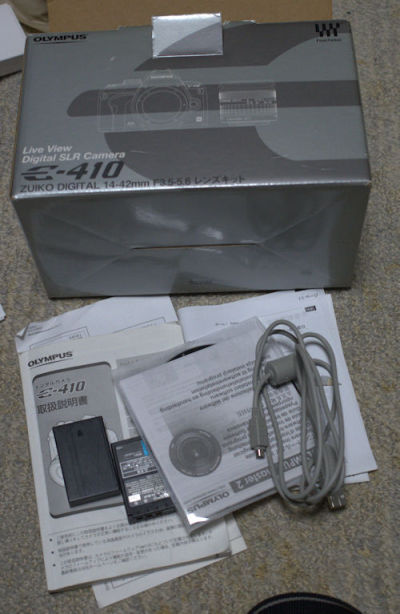 ジャンク OLYMPUS デジタル一眼レフカメラ E-410