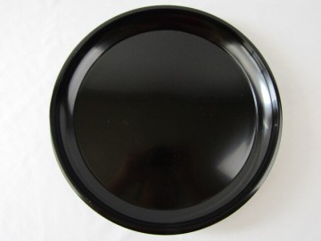 ◇茶道具　裏千家　真塗　大円盆　木製漆器　0625-1◇ 