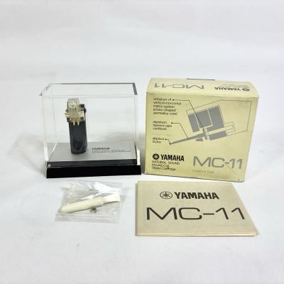 未使用 YAMAHA ヤマハ MC-11 MC型 ステレオカートリッジ ヘッドシェル 元箱 説明書 付属品完備 針