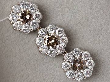 【10277P】K18WG 天然ダイヤモンド 3.00ct/4.1g ペンダントトップ
