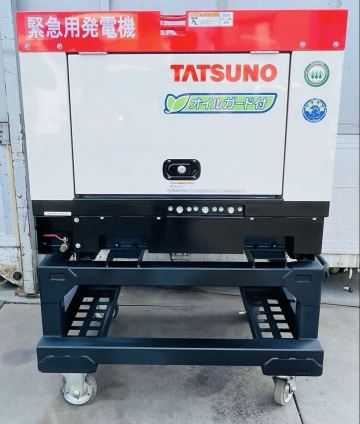 ★千葉県★新ダイワ 防音型 発電機 DGM80BMK 架台付き 災害非常用 動作良好 （野田市）「直接引き取り可能」
