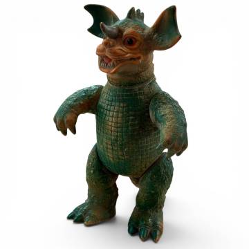 [60/B7-53/260612/11650/2431/IR7000] マルサン バラゴン ウルトラマン 怪獣 東宝 ソフビ フィギュア 当時物 レトロ 現状品 ※足裏記名あり