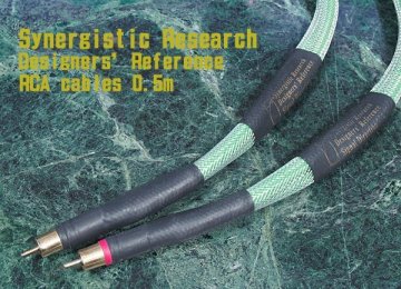 Synergistic Research ♪デザイナー・リファレンス RCAケーブル 0.5ｍ♪