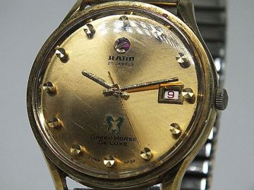  RADO ラドー GREEN HORSE グリーンホース 25石 11751 自動巻き 腕時計 ゴールド系 3針 可動品